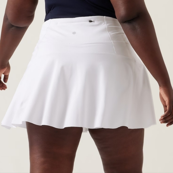 Athleta Ace 13.5" Tennis Skort Skirt in White 1X FP1067 - Picture 9 of 11